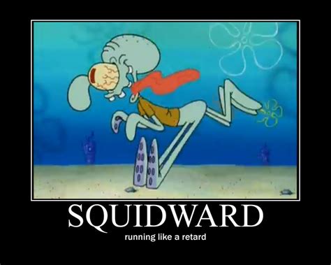 squidward running like a retard by Mew-Bluberri on DeviantArt