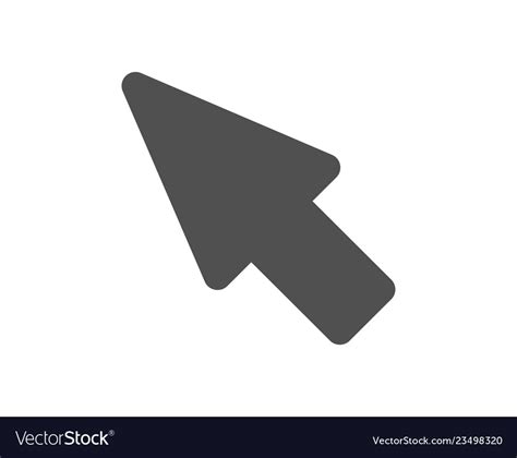 mouse cursor icon pointer sign royalty  vector image