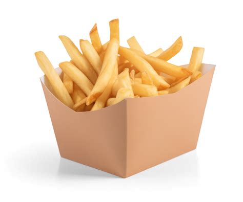 ilustração do francês fritas dentro caixa transparente fundo generativo ...