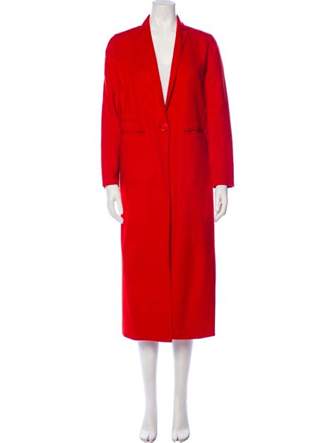 Maje Coat - Red Coats, Clothing - W2M122485 | The RealReal