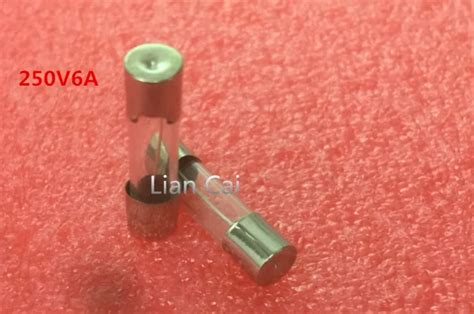 20pcs/lot Fast Quick Blow Glass Tube Fuse 5x20mm 250V 6A F6AL250V|tube ...
