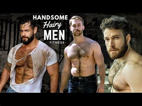 Handsome Hairy Men Shirtless Fitness - YouTube