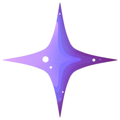 Violet star in open cosmos 43729436 PNG