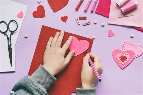 fuer den valentinstag basteln ideen fuer herzige diys