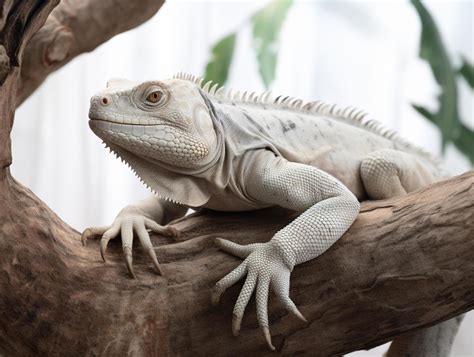 Iguana White Color