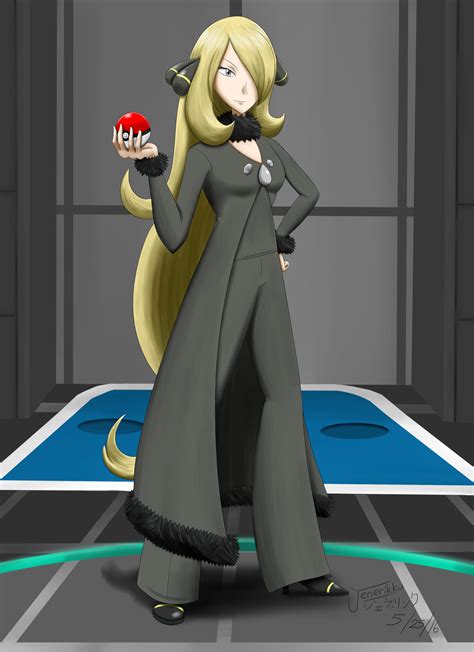 sinnoh champion cynthia  jenerikku  deviantart