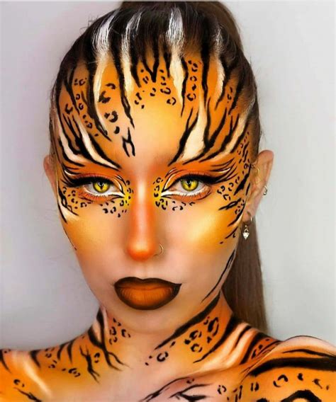 28 Fierce Tiger Makeup For Halloween - The Glossychic