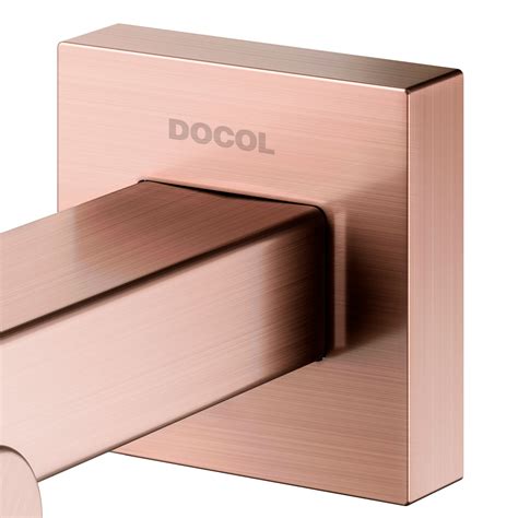 torneira docol stillo  de parede cobre escovado lumienergy
