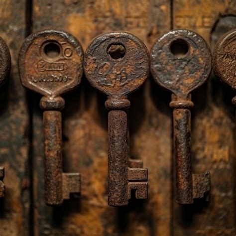 Premium Photo | Antique keys and locks 1 40