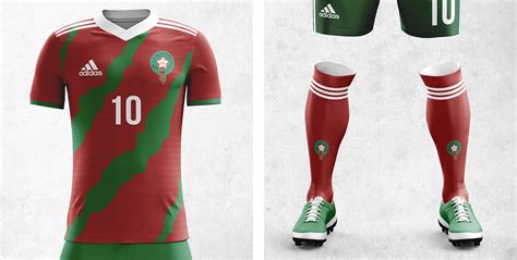 MOROCCO FOOTBALL JERSEY - (PROPOSAL) on Behance