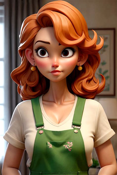 45 year old beautiful mature woman、Naked and in overalls、Very busty