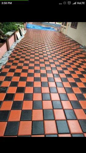 concrete interlocking floor tiles  piece  jhansi id