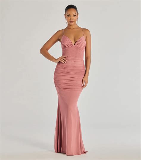 Mesh Long Sleeve Dresses & Windsor