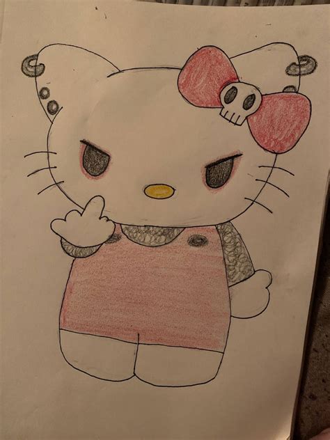 Edgy hello kitty by AlexTheNerd666 on DeviantArt