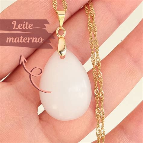 Pingente Leite Materno - Pingente com Leite Materno Forma de Gota | Elo7