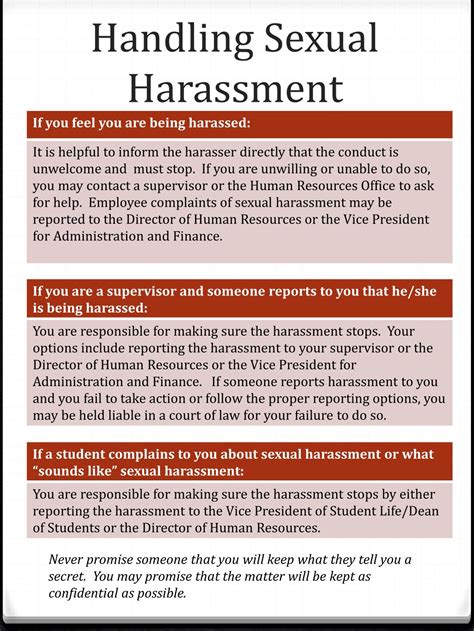 PPT - We are all responsible for the prevention of sexual harassment at