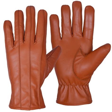 Mens Leather Gloves Soft Feel Fully Lined Fleece Winter Warm - Etsy UK
