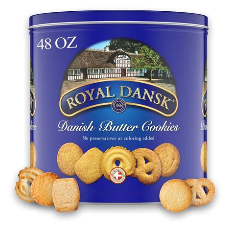 Amazon.com : Royal Dansk Danish Butter Cookies, 48oz Exclusive Tin