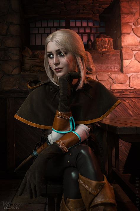 The Witcher - Cirilla in Tavern by ver1sa on DeviantArt