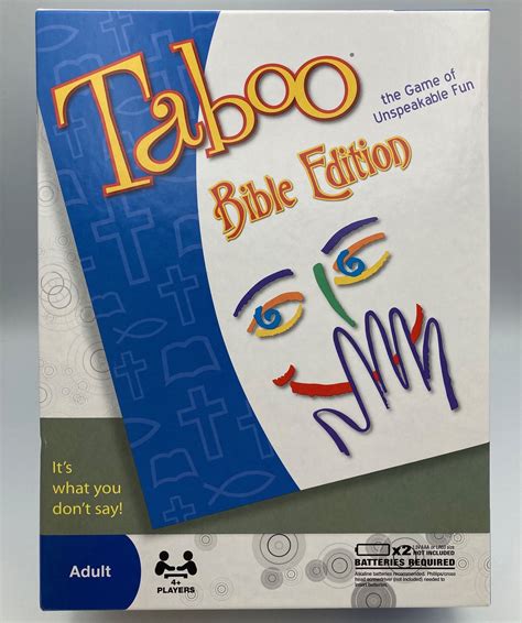 Family Taboo Bible Edition: Fun Interactive Card Game for Ages 12 & Up