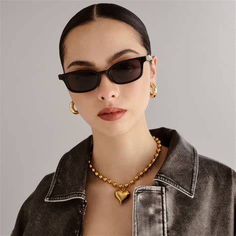 Bamboozler Black Female Rectangle Sunglasses | Le Specs