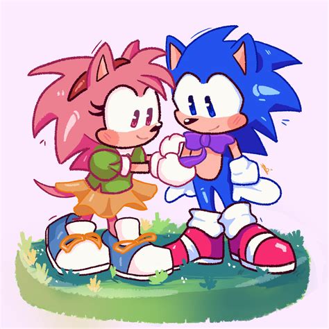amy and sonic - Sonic the Hedgehog Wallpaper (44494149) - Fanpop