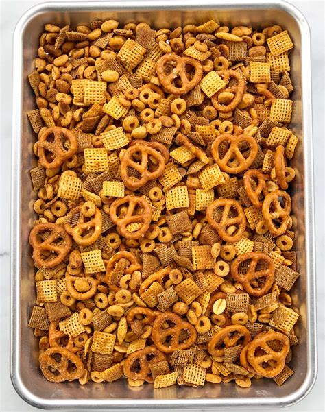 Homemade Texas Trash Spicy Chex Mix Recipe (Dairy Free)