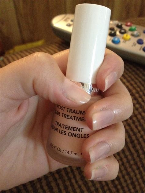 Just Shine On: Revlon Post Trauma Nail Treatment: Day 1