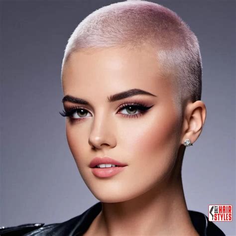 bold  beautiful embracing  trend   buzz cut  women