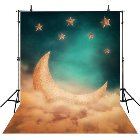 Moon Photography Backdrops Baby Shower Backdrop Twinkle Twinkle Little ...