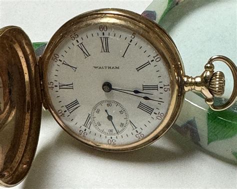 antique waltham pocket  gem