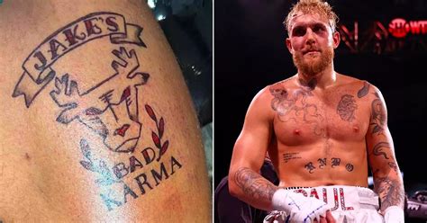 Boxing world champion has Jake Paul tattoo inked in message to YouTube ...