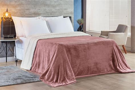 Melhor Marca De Cobertor - Cobertor Casal Queen Alaska Dupla Face Manta Flannel e Lã de Carneiro ...