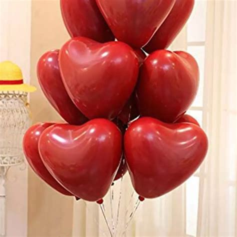 Order Red Heart Shape Latex balloons Online | Same-Day Delivery UAE ...