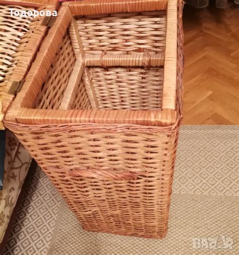 Голям кош с капак плетен от ракита в Ракли в гр. София - ID44105428 ...
