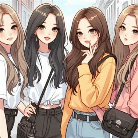 group anime pictures aesthetic  friends aesthetic cartoon