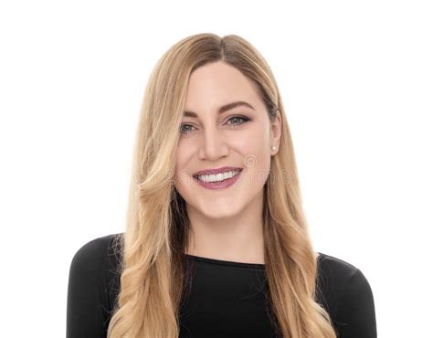 Blonde Smiling Woman Portrait. Stock Photo - Image of face, blond: 88326862
