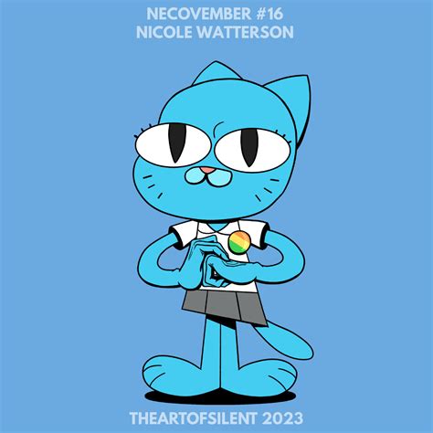 Necovember #16 - Nicole Watterson by TheArtofSilent on DeviantArt