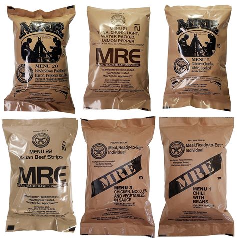 Military MREs | Genuine U.S. Military MRE | Ozark Outdoorz