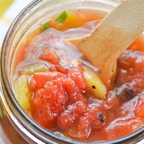 Rotel Substitute {Homemade Green Chilies and Tomatoes}