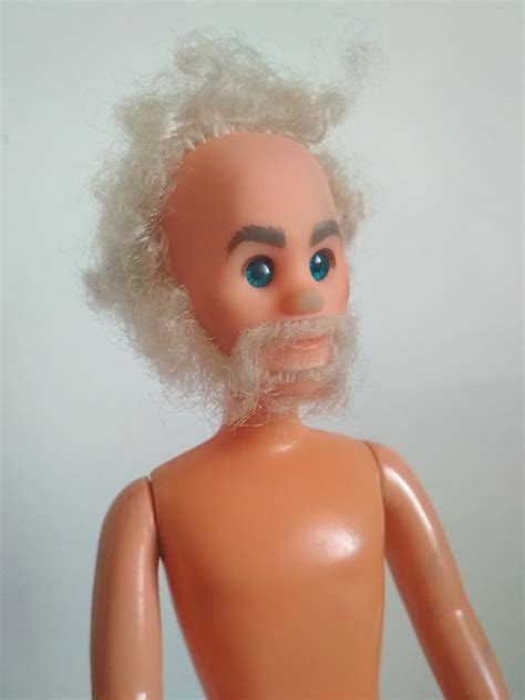 Mattel Редкая винтажная коллекционная шарнирная кукла куколка дедушка ...