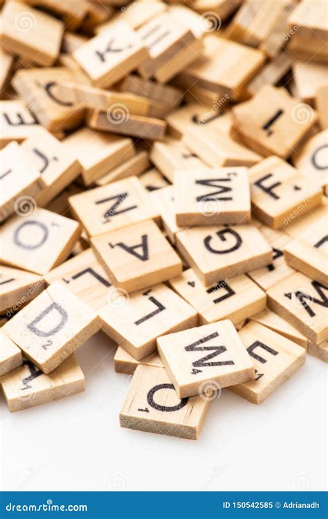 heap  scrabble tile letters   editorial image image