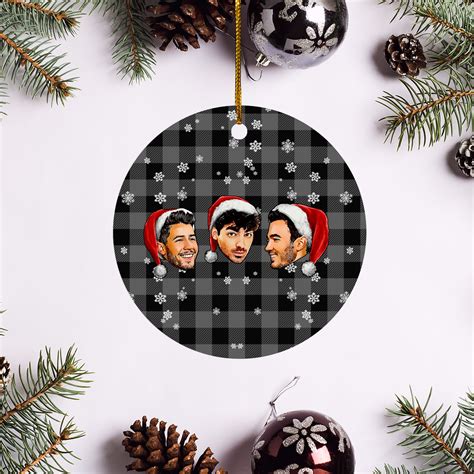 Jonas Brothers Christmas Circle Ornament