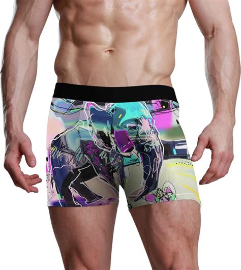 TropicalLife Men's Sexy Boxer Briefs Shorts Mens Underwear Trunks