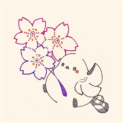 safebooru animal focus bird cherry blossoms full body highres long