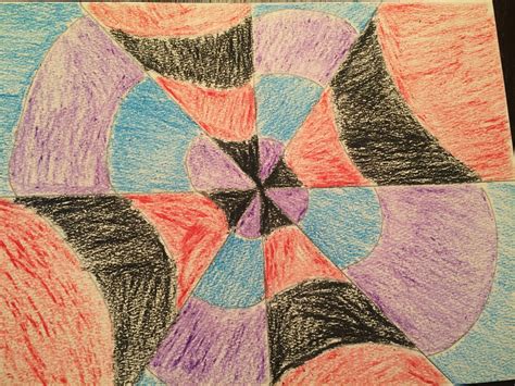 Free Optical Illusion Step By Step Lesson http://teachingelementaryart ...