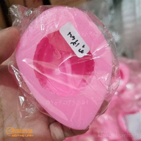 khuon silicon chum nho  dung cu lam banh khuon silicon