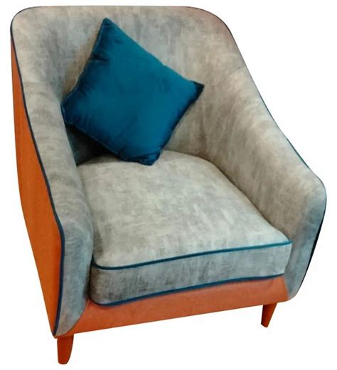 rexin wooden single seater cushion sofa  piece  bengaluru