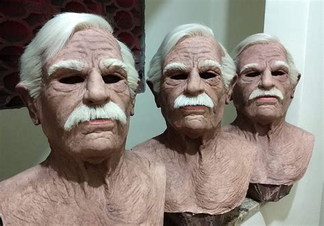 Realistic Latex Mask Old Man - Etsy