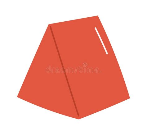 triangle children toy stock vector illustration  shape